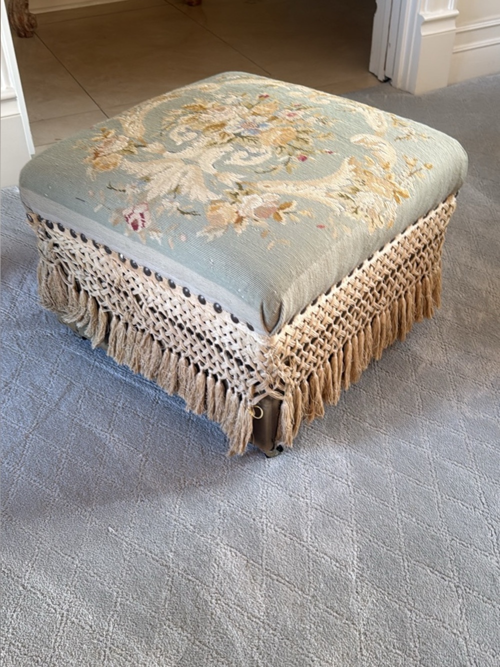 Antique French ottoman